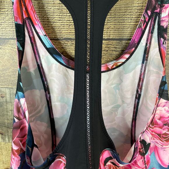 Lululemon Lightened Up Singlet Racerback Tank Top Secret Garden Black SZ 4 6 - Picture 5 of 8